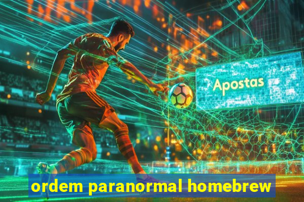 ordem paranormal homebrew
